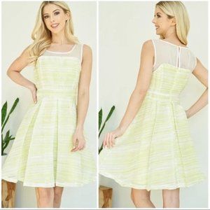 NWT RYU LIMEADE SLEEVELESS FIT & FLARE COCKTAIL DRESS (S, M, & L)